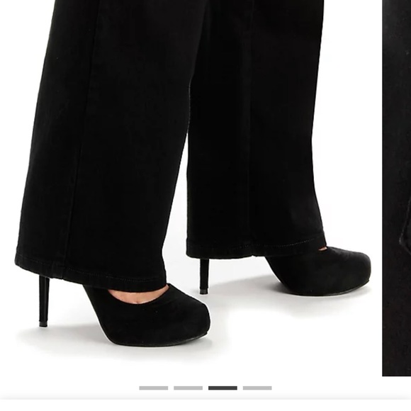 Lee new mid rise plus Sz 22w medium jeans black 30” inseam - Picture 3 of 12